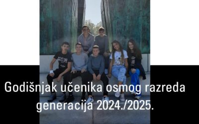 Godišnjak učenika 8. razreda